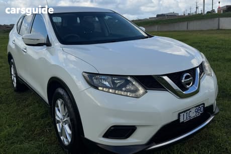 White 2016 Nissan X-Trail Wagon St 7 Seat (Fwd)