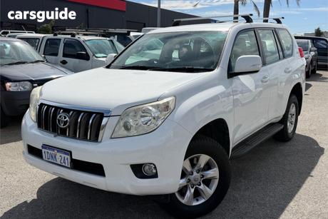 White 2010 Toyota Landcruiser Prado Wagon Gxl (4X4)