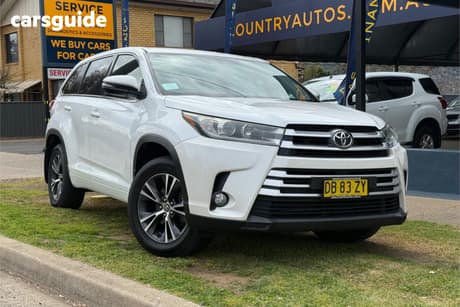 White 2017 Toyota Kluger Wagon Gx (4X4)