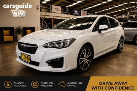 White 2019 Subaru Impreza Hatchback 2.0I (Awd)