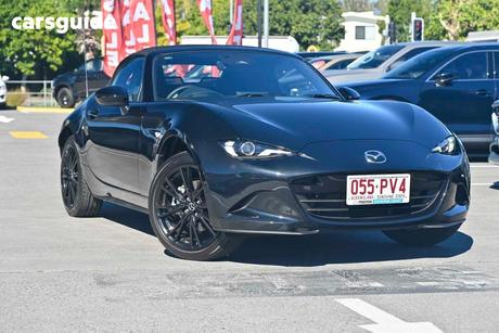 Black 2026 Mazda MX-5 Convertible G20 Roadster