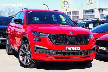 Red 2022 Skoda Kodiaq Wagon Sportline (4X4)