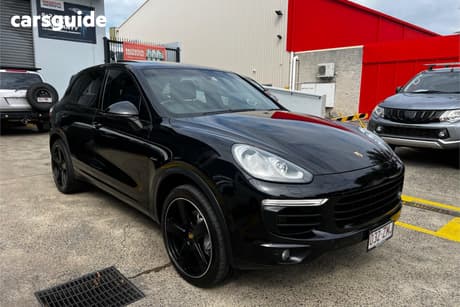 Black 2016 Porsche Cayenne Wagon S Diesel