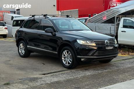 Black 2015 Volkswagen Touareg Wagon 150 Tdi Element