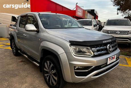 Silver 2017 Volkswagen Amarok Dual Cab Utility V6 Tdi 550 Highline
