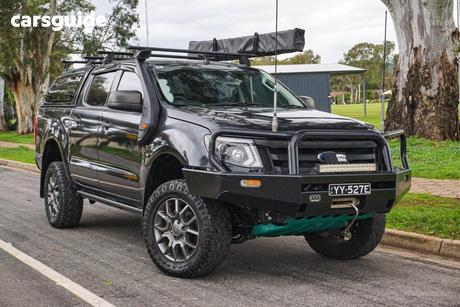 Black 2012 Ford Ranger Crew Cab Utility Xl 2.2 (4X4)