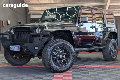 Black 2007 Jeep Wrangler Softtop Unlimited Sport (4X4)