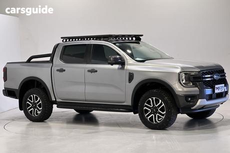 Silver 2023 Ford Ranger Double Cab Pick Up Sport 3.0 (4X4)