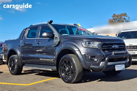 Grey 2020 Ford Ranger Double Cab Pick Up Wildtrak 2.0 (4X4)