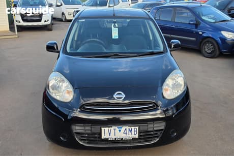 Black 2012 Nissan Micra Hatchback St-L