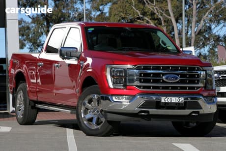 Red 2023 Ford F150 Double Cab Pick Up Lariat Lwb (4Wd)