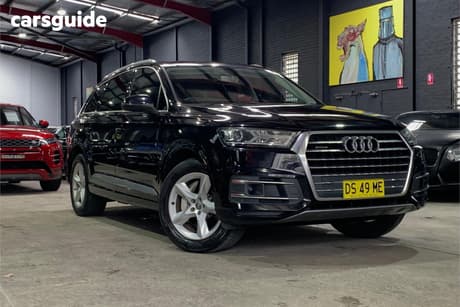 Black 2016 Audi Q7 Wagon 3.0 Tdi Quattro (160Kw)