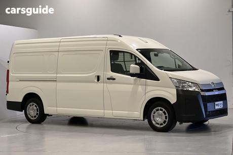 White 2025 Toyota HiAce Van Slwb
