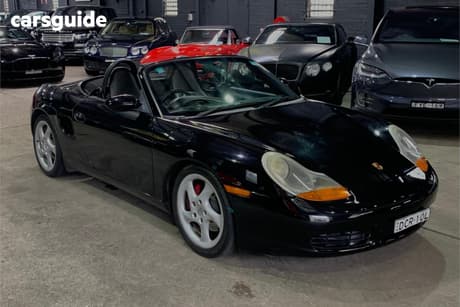 Black 2001 Porsche Boxster Roadster S