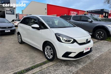White 2020 Honda Fit Hatch EHEV HOME