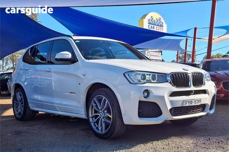 White 2017 BMW X3 Wagon Xdrive 30I M-Sport