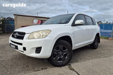 White 2009 Toyota RAV4 Wagon Cv (4X4)
