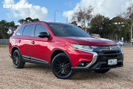 Red 2021 Mitsubishi Outlander Wagon Black Edition 7 Seat (2Wd)