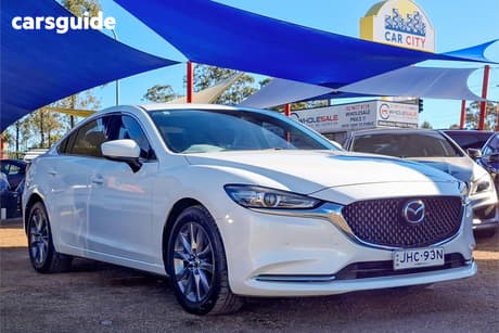 White 2018 Mazda 6 Sedan Touring