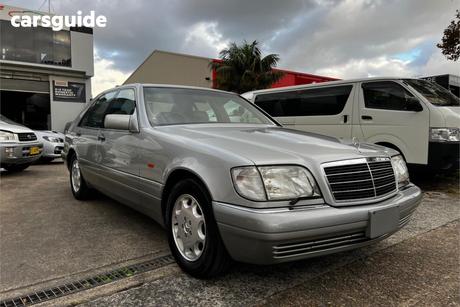 Silver 1995 Mercedes-Benz S500 Sedan L
