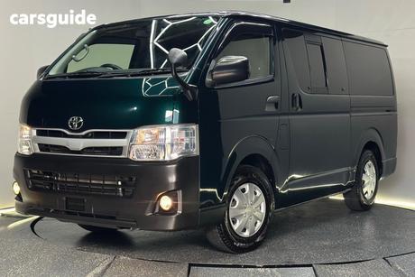 Green 2013 Toyota HiAce Commercial KDH201 VAN 5DR 4SP AUTO 3.0DT