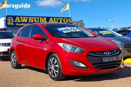 Red 2014 Hyundai I30 Hatchback Active