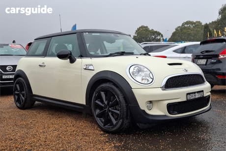 White 2013 Mini Hatch Hatch COOPER S F