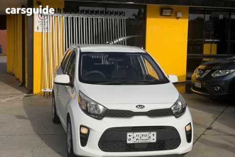 White 2018 Kia Picanto Hatch S (AEB) JA MY19