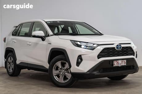 White 2024 Toyota RAV4 Wagon Gx (2Wd) Hybrid