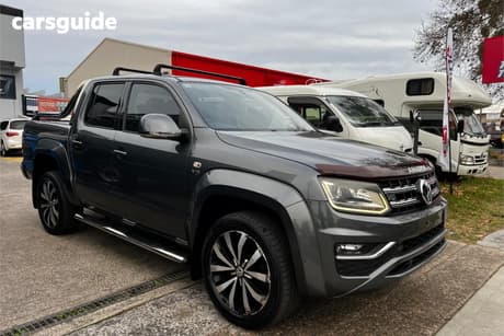 Grey 2018 Volkswagen Amarok Dual Cab Utility V6 Tdi 550 Ultimate