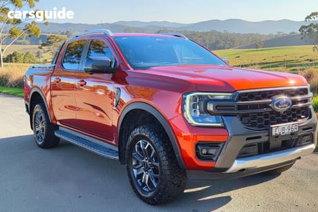 Orange 2022 Ford Ranger Double Cab Pick Up Wildtrak 3.0 (4X4)