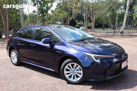 Blue 2023 Toyota Corolla Sedan Ascent Sport Hybrid
