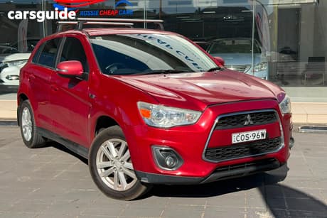 Red 2013 Mitsubishi ASX Wagon Aspire (2Wd)