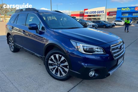 Blue 2016 Subaru Outback Wagon 2.5I Premium