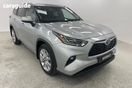 Silver 2021 Toyota Kluger Wagon Grande Awd