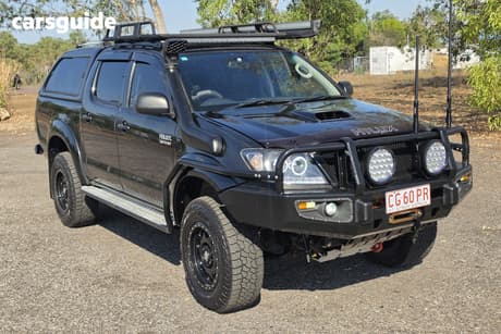 Black 2008 Toyota Hilux Dual Cab Pick-up Sr5 (4X4)