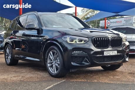 Black 2021 BMW X3 Wagon Xdrive20D