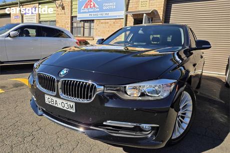 Black 2013 BMW 320I Sedan Luxury Line