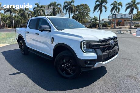 White 2025 Ford Ranger Double Cab Pick Up Phev Sport (4X4)