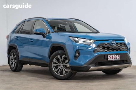 Blue 2022 Toyota RAV4 Wagon Gxl (2Wd) Hybrid