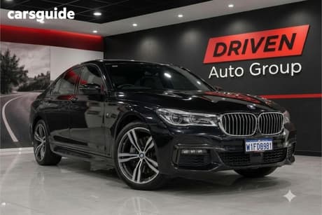 Black 2016 BMW 740LI Sedan 40Li
