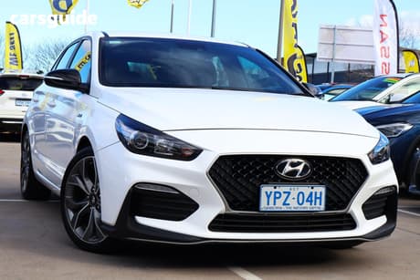 White 2019 Hyundai I30 Hatchback N Line