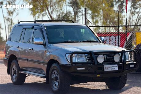 Silver 2003 Toyota Landcruiser Wagon Gxl (4X4)