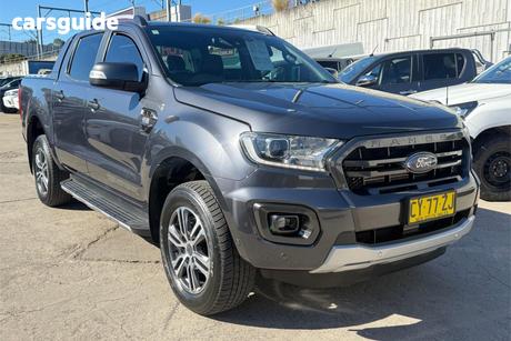 Grey 2020 Ford Ranger Double Cab Pick Up Wildtrak 3.2 (4X4)