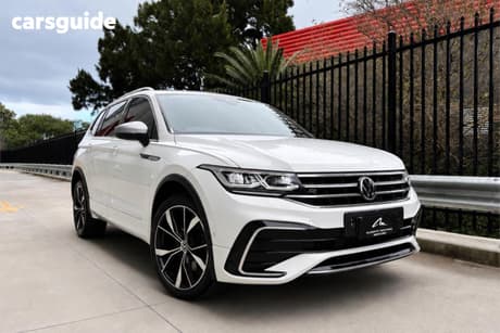 White 2022 Volkswagen Tiguan Wagon Allspace 162Tsi R-Line