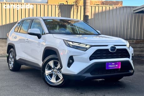 White 2024 Toyota RAV4 Wagon Gx (2Wd) Hybrid