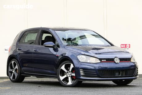 Blue 2015 Volkswagen Golf Hatchback Gti