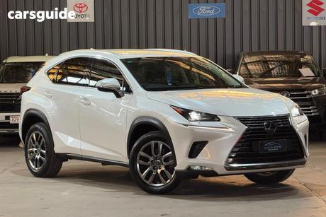White 2018 Lexus NX SUV LUXURY (FWD) AGZ10R MY17