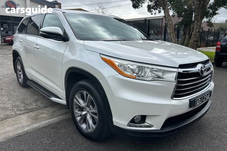 White 2014 Toyota Kluger Wagon Gxl (4X4)