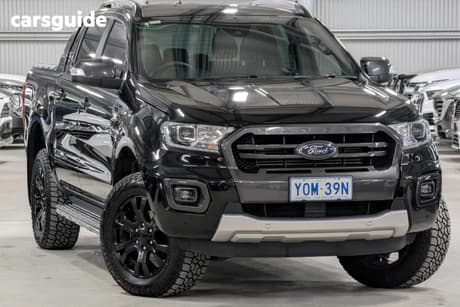 Black 2020 Ford Ranger Double Cab Pick Up Wildtrak 2.0 (4X4)